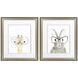 Juvenile Neutral and Gray and Brown Framed Art