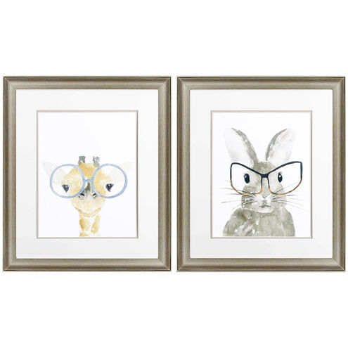 Juvenile Neutral and Gray and Brown Framed Art