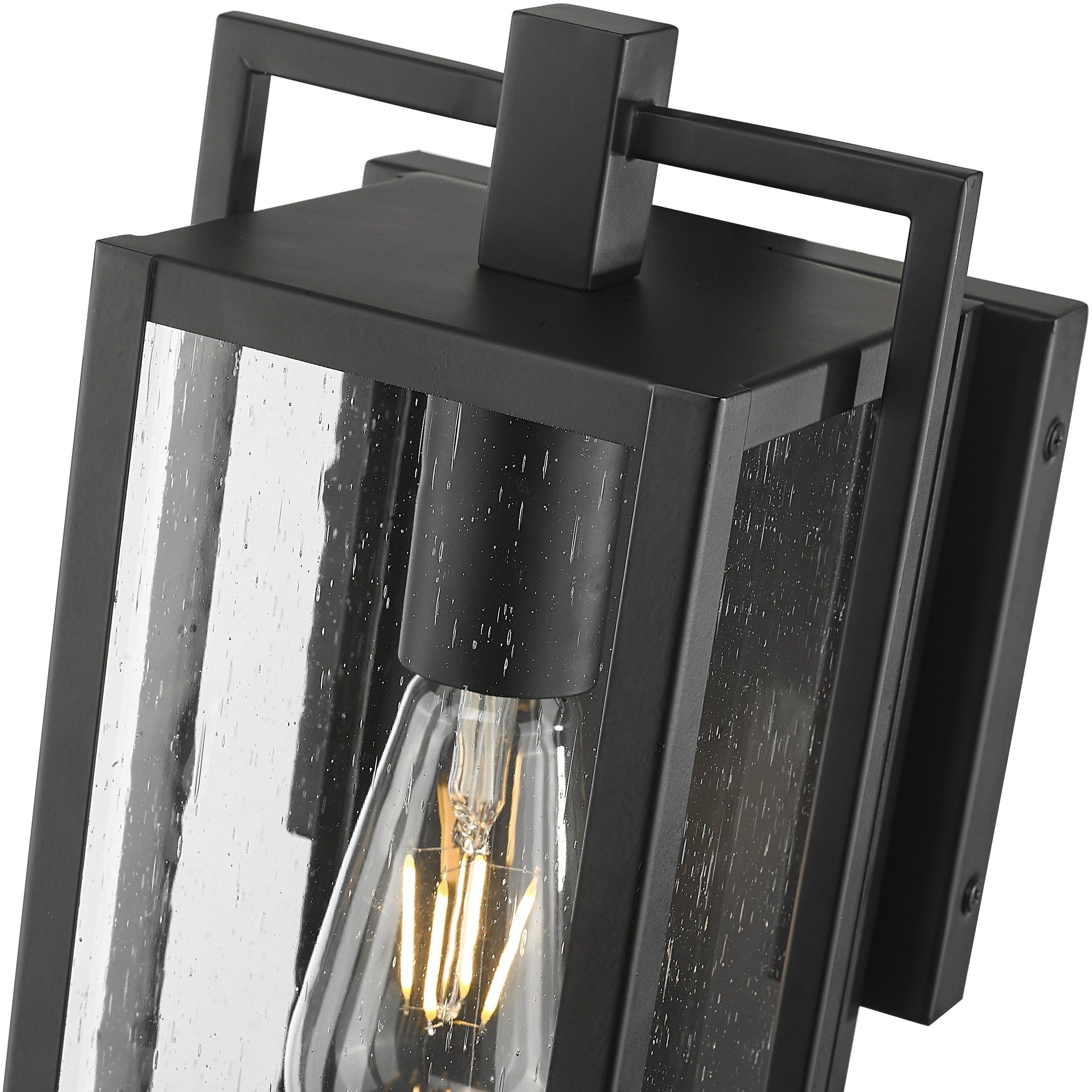 Stockwell 1 Light 16.5 inch Matte Black Exterior Wall Mount