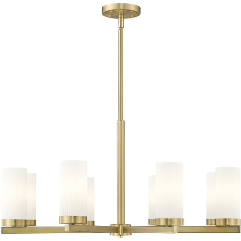 Danica 8 Light 31.5 inch Modern Gold Chandelier Ceiling Light