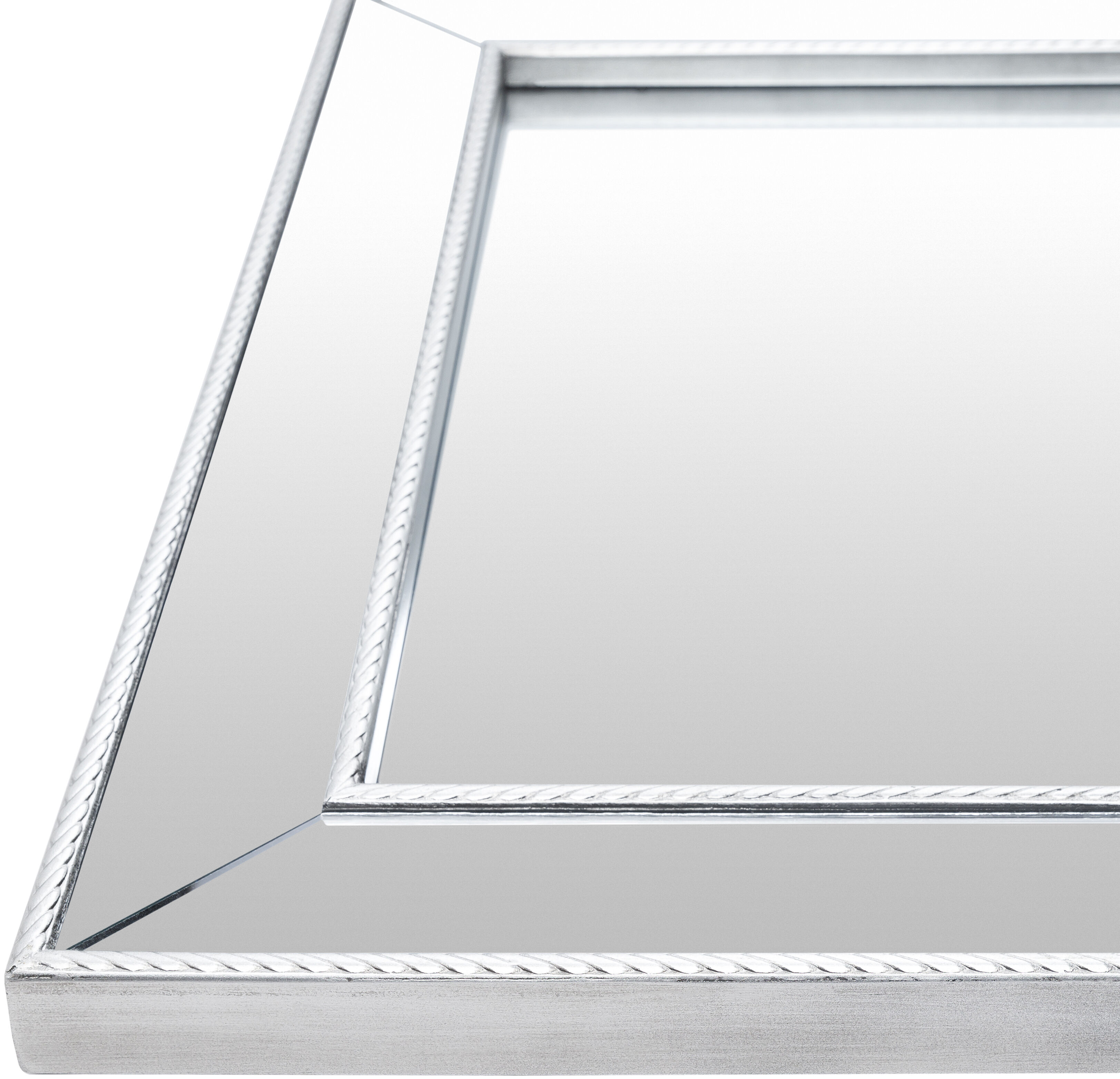 Arian 32 X 26 inch Light Grey Mirror, Rectangle