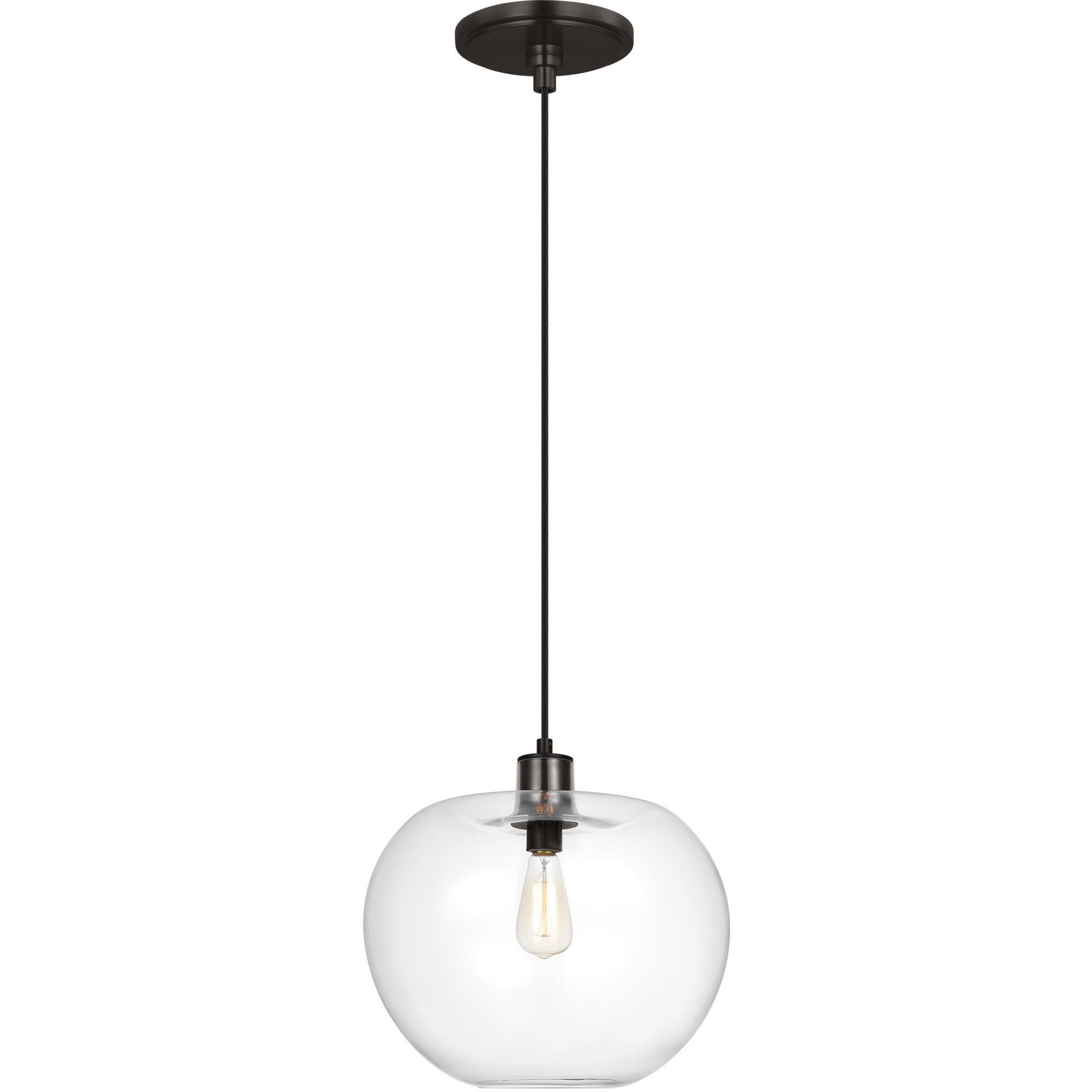 TOB by Thomas O'Brien Mela 1 Light 16 inch Aged Iron Pendant Ceiling Light