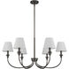 Yep Cambria 6 Light 33.25 inch Oil Rubbed Bronze Chandelier Ceiling Light