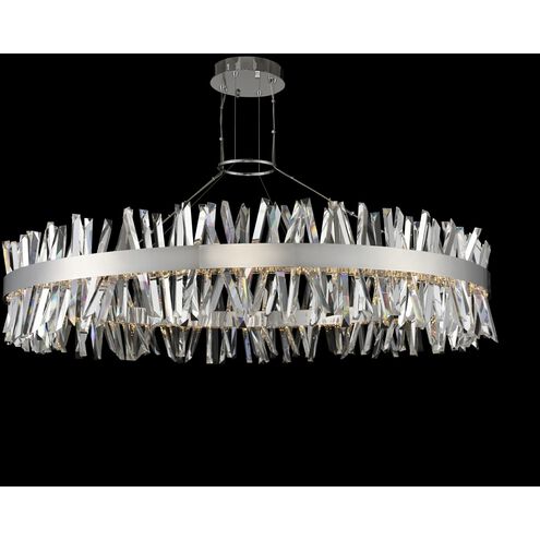 Glacier LED 60 inch Chrome Pendant Ceiling Light