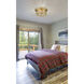Clarion 3 Light 16 inch Olde Brass Flush Mount Ceiling Light in Oil Rubbed Bronze