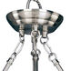 Essentials - 584x 3 Light 20 inch Satin Nickel Invert Bowl Pendant Ceiling Light
