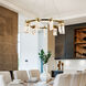 Artisan Collection/SORRENTO Series 27 inch Antique Brass Chandelier Ceiling Light