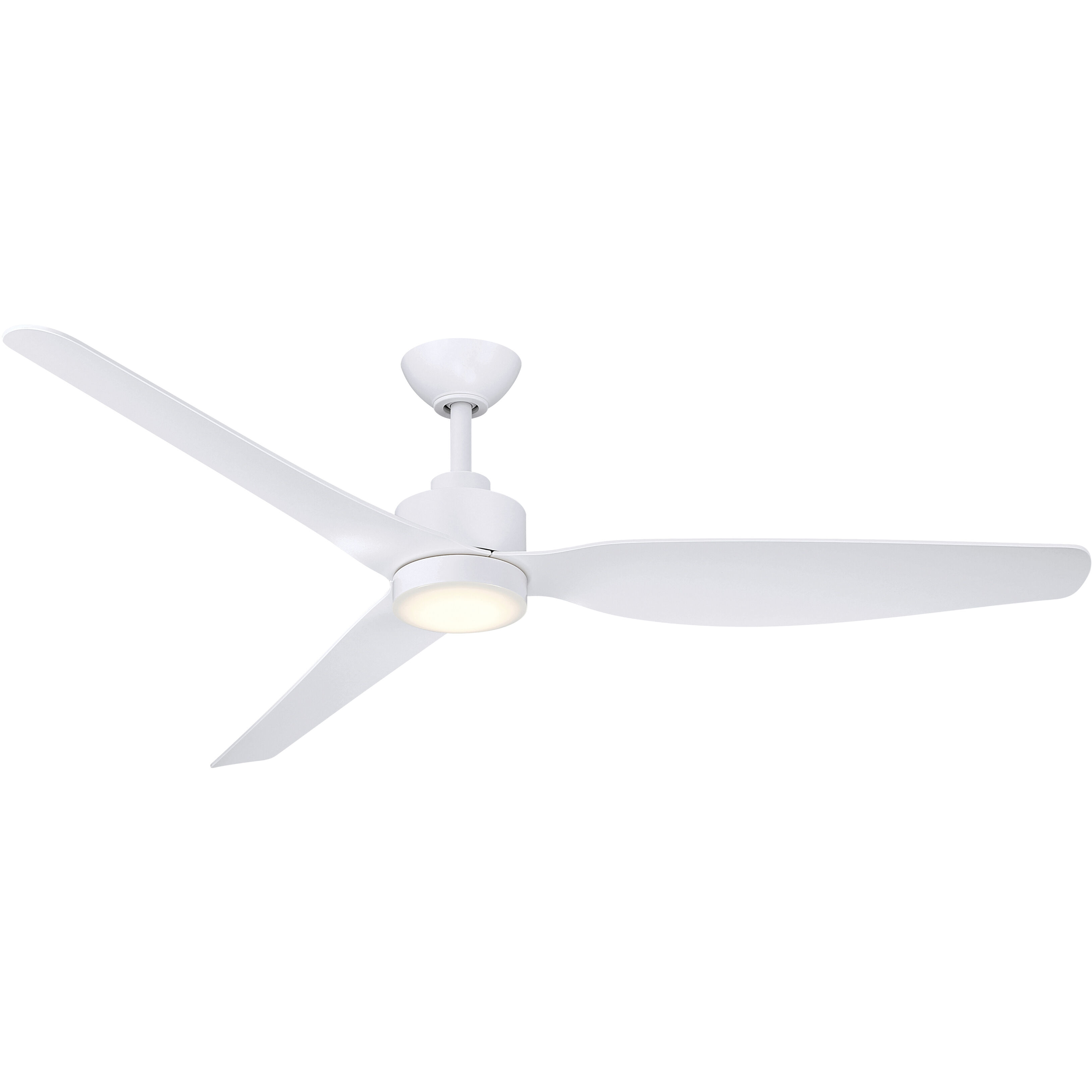 Norwynd 60 inch Flat White Indoor/Outdoor Smart Ceiling Fan