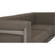 Suri Grey Outdoor Sofa, 2-Seat