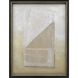 Ochre Folio White and Beige and Gray and Neutral Framed Art
