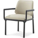 Kesden Silent Black Dining Chair, Wooden, Upholstered