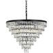 Josephine 29 Light 36 inch Black Chandelier Ceiling Light
