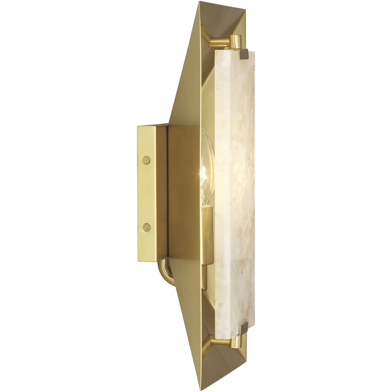 Gemma 1 Light 6.25 inch Modern Brass Wall Sconce Wall Light