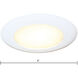 Aspect White Down Light
