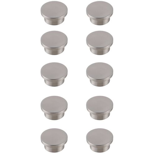 Trovon Brushed Nickel Hardware Cabinet Knob, Set of 10