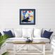 Waterside Collection Blue Framed Art