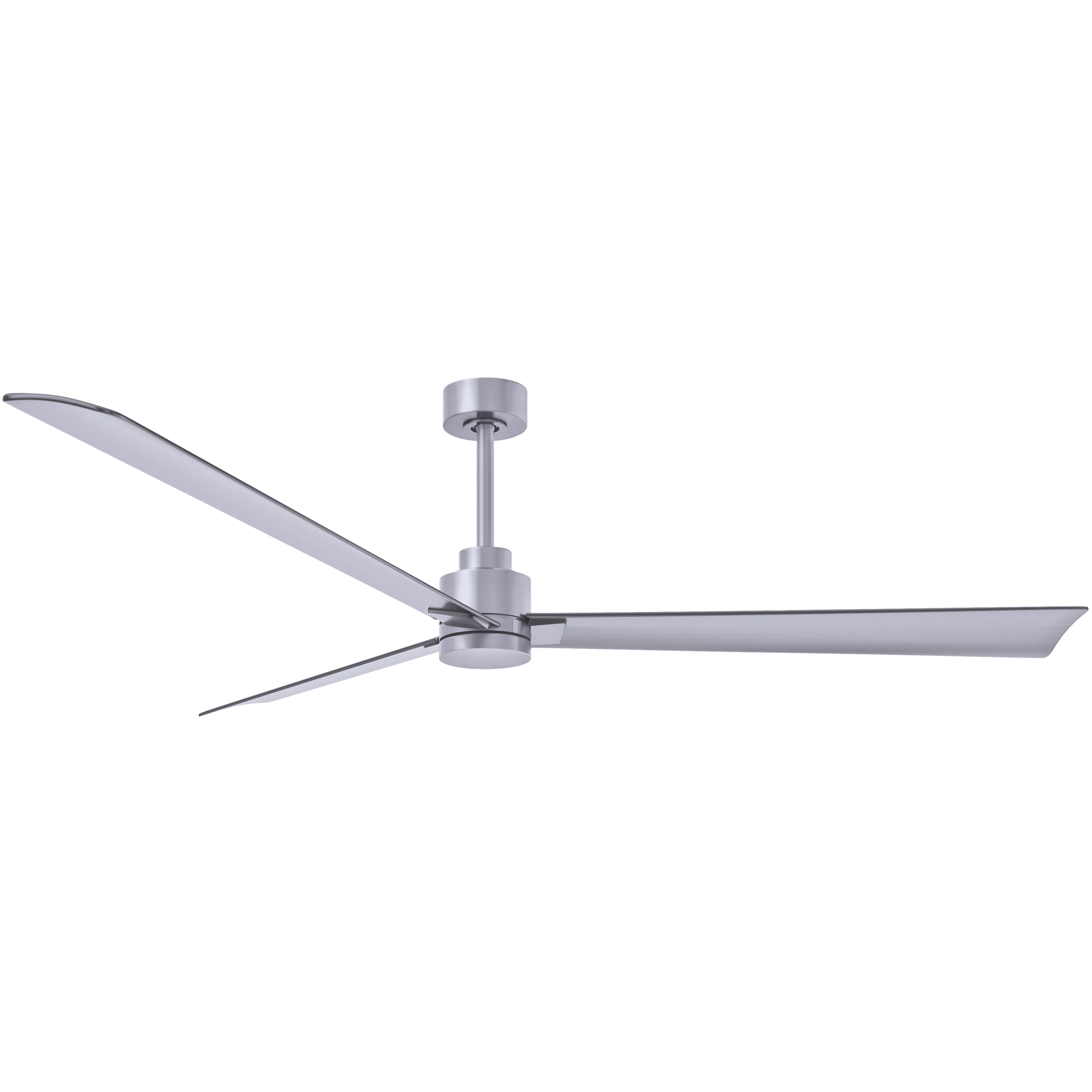 Atlas Alessandra 72 inch Brushed Nickel Ceiling Fan