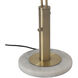Bloom 30.7 inch 9 watt Weathered Brass Table Lamp Portable Light