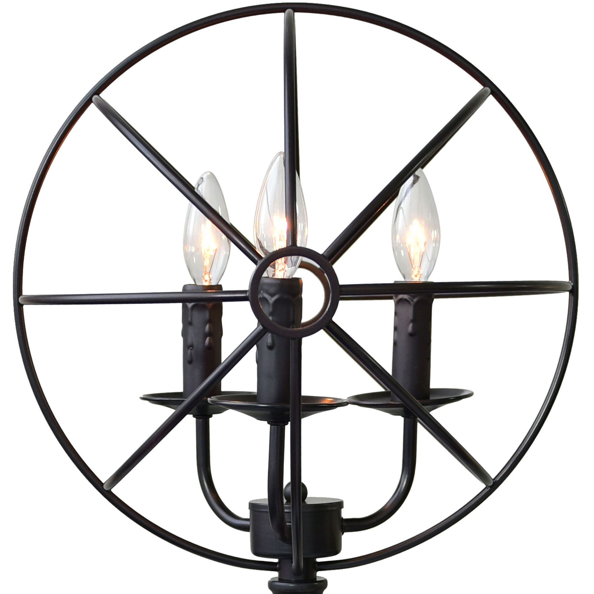 Arza 65 inch 60.00 watt Brown Floor Lamp Portable Light