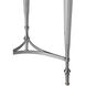 Modern Expressions Ciara Round 23 X 16 inch Nickel Accent Table