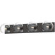 Alora Mood Willow 4 Light 31 inch Matte Black Bath Vanity Light Wall Light in Clear
