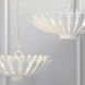AERIN Hampton 6 Light 25.5 inch Plaster White Chandelier Ceiling Light, Medium