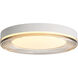 Ondulada LED 15.75 inch Sand White Flush Mount Ceiling Light in Smoky Acrylic