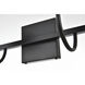 Avani 4 Light 33 inch Black Bath Sconce Wall Light