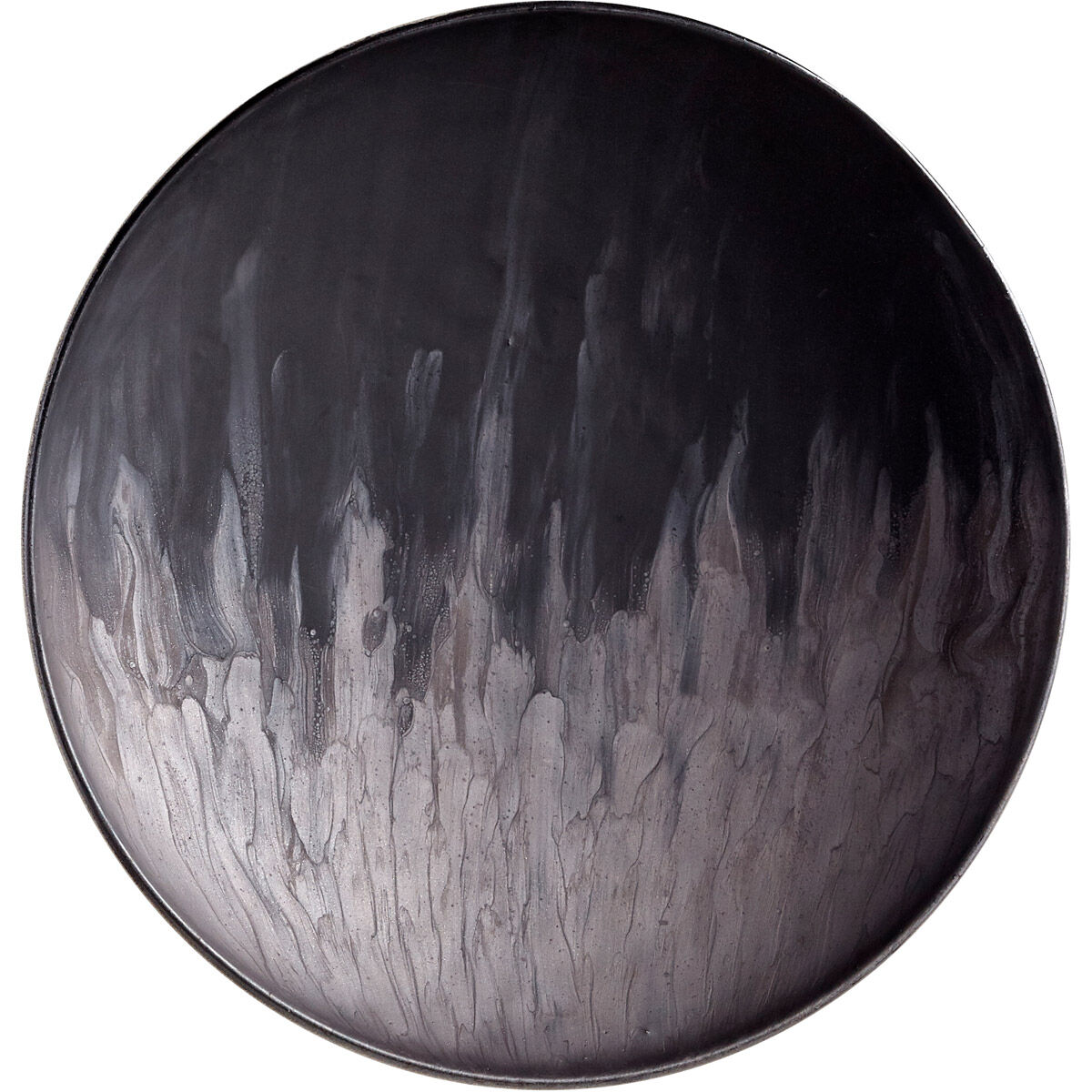 Dual Tone 14 inch Matt And Black Pearl Plate