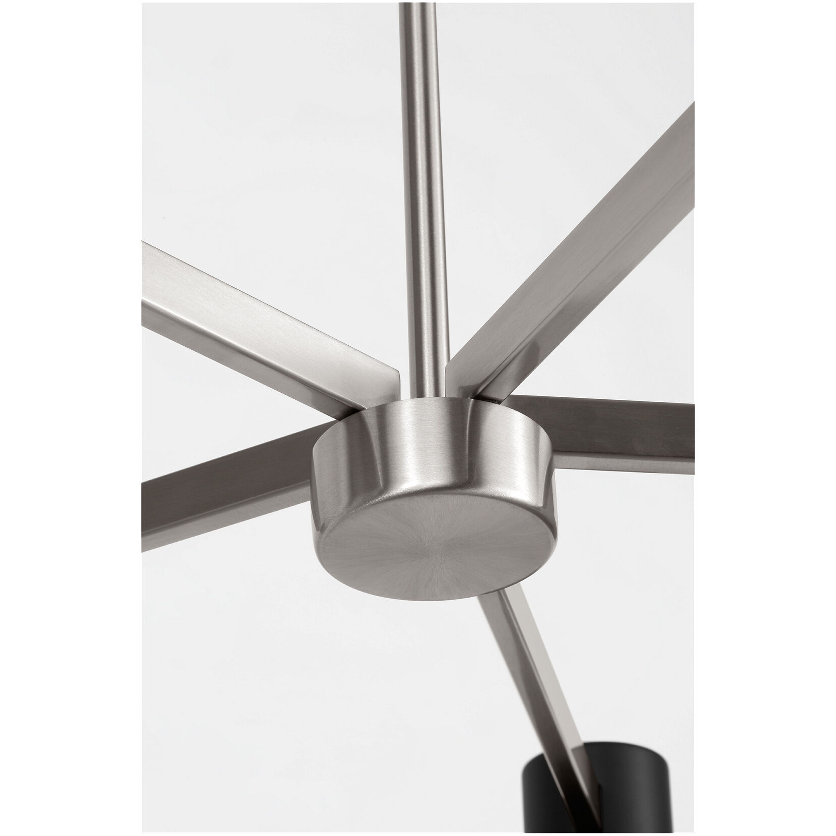 Zentro LED 36 inch Brushed Nickel Chandelier Ceiling Light