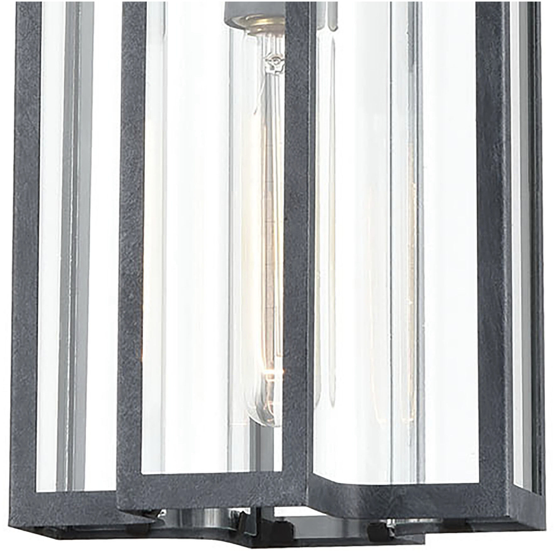 Bianca 1 Light 8 inch Aged Zinc Outdoor Pendant