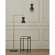 Avignon 62 inch 7 watt Polished Brass/Oil Rubbed Bronze/Black Floor Lamp Portable Light, Suzanne Duin Collection