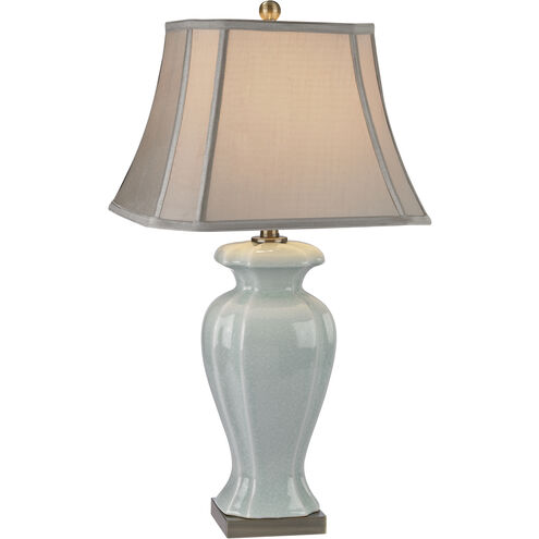 Celadon 29 inch 150 watt Green with Bronze Table Lamp Portable Light in Incandescent, 3-Way