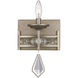 Eli 1 Light 7.75 inch Antique Silver Leaf Wall Sconce Wall Light