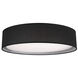 Dalton LED 16 inch Black Flush Mount Ceiling Light