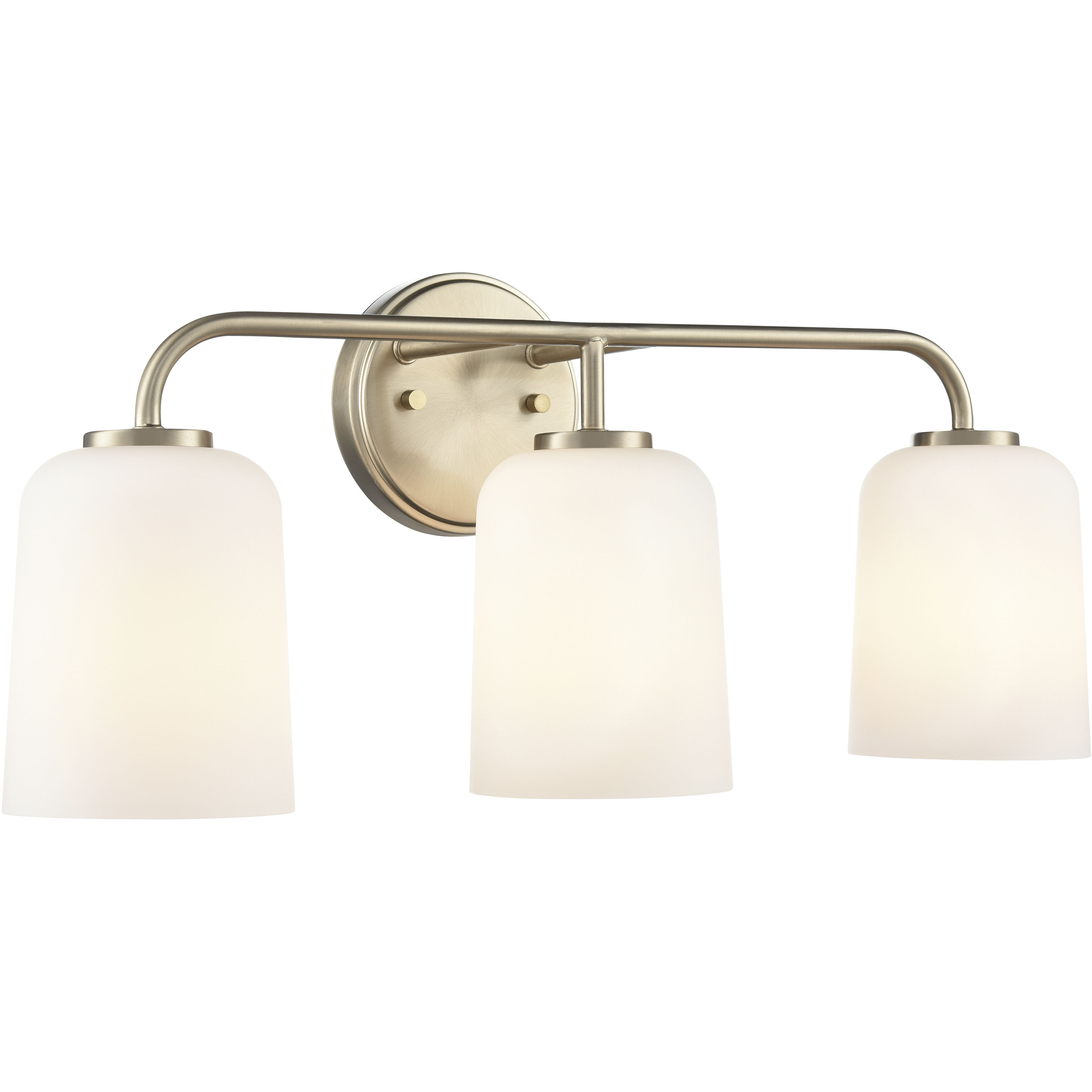 Laphia 3 Light 22 inch Modern Gold Bathroom Vanity Light Wall Light