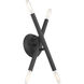Soho 4 Light 6 inch Scandinavian Gray Sconce Wall Light