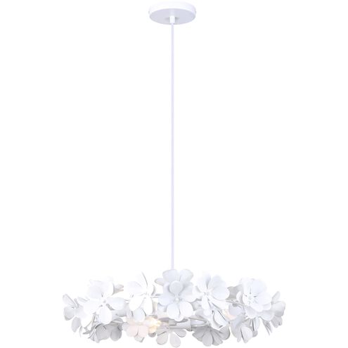 Cassia 3 Light 20 inch White Chandelier Ceiling Light