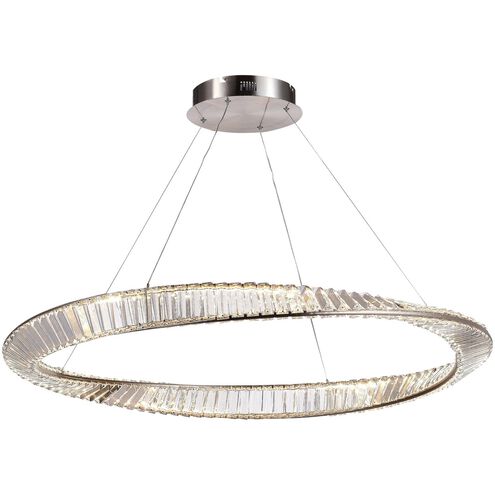 Stella 39.5 inch Satin Nickel Pendant Ceiling Light