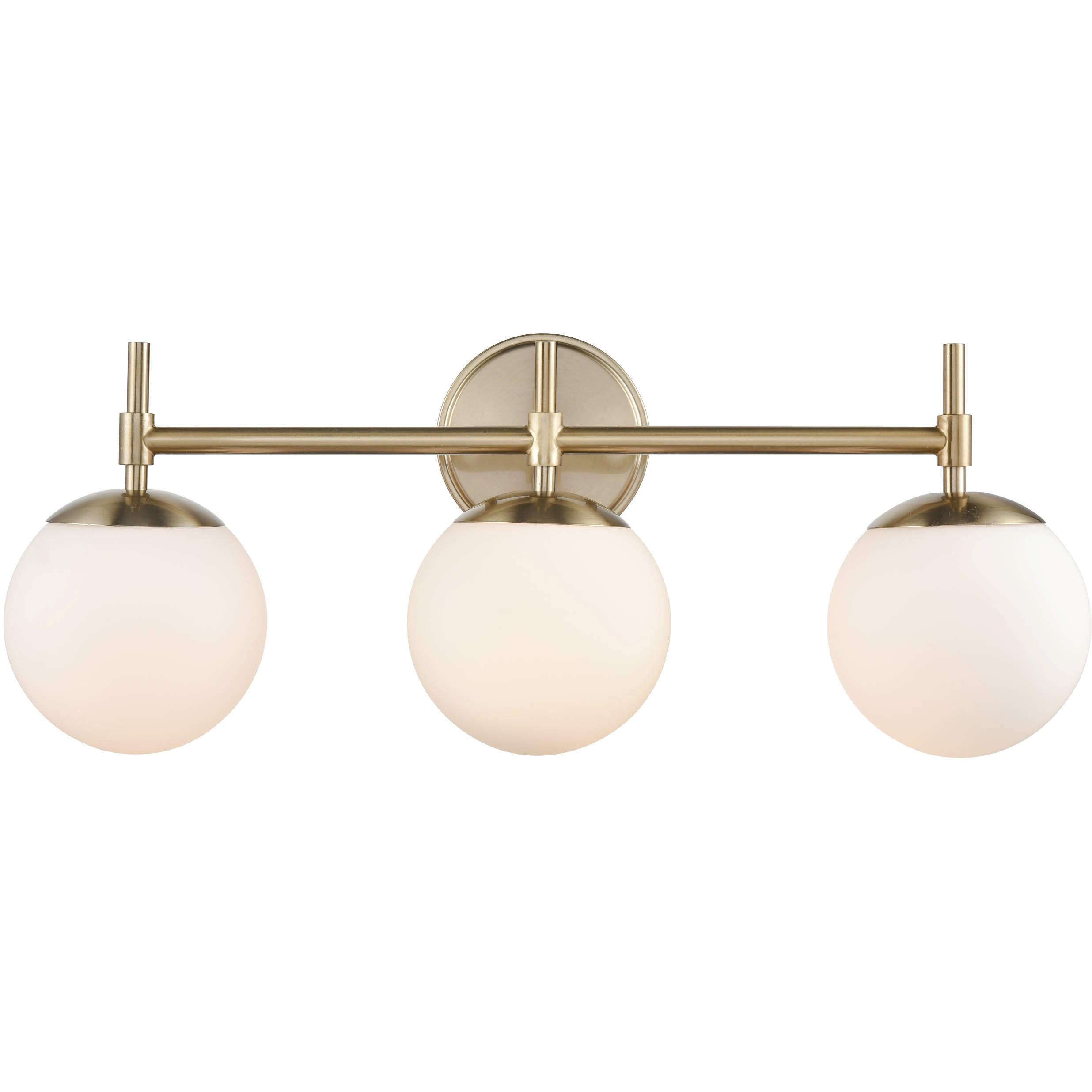 None 3 Light 24.00 inch Bathroom Vanity Light