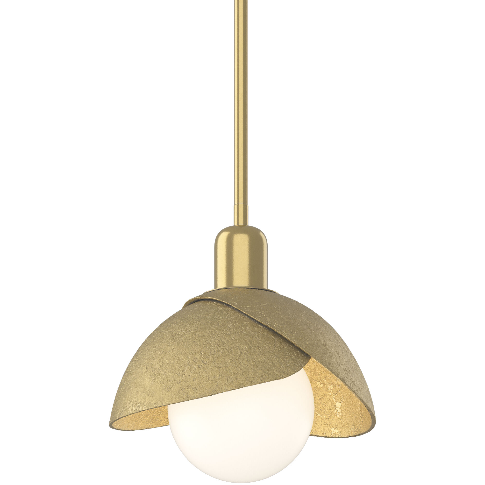 Brooklyn 1 Light 9.4 inch Modern Brass and Modern Brass Mini Pendant Ceiling Light - Open Box