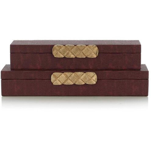 Chateau 16 X 4 inch Boxes, Set of 2