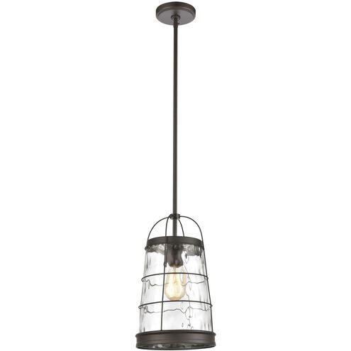 Azaria 1 Light 9 inch Oil Rubbed Bronze Mini Pendant Ceiling Light
