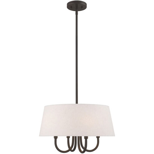 Belclaire 4 Light 18 inch English Bronze Pendant Chandelier Ceiling Light