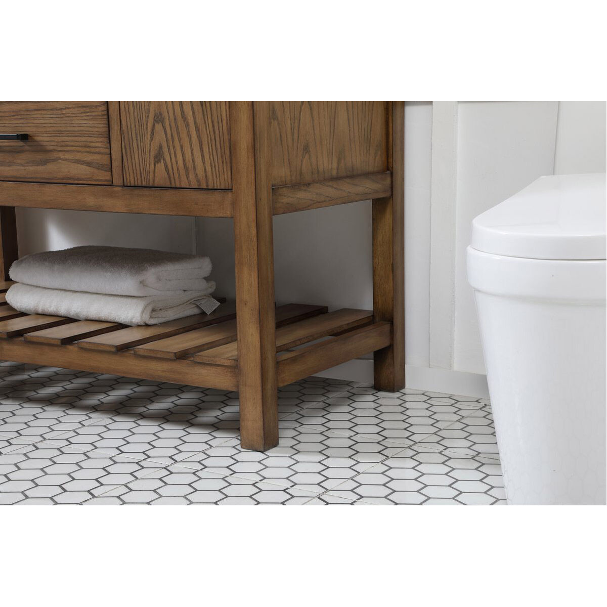 Clement 48 X 22 X 34.13 inch Driftwood Bathroom Vanity Cabinet