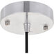 Etude 1 Light 16.5 inch Brushed Nickel Pendant Ceiling Light in Burnished Nickel