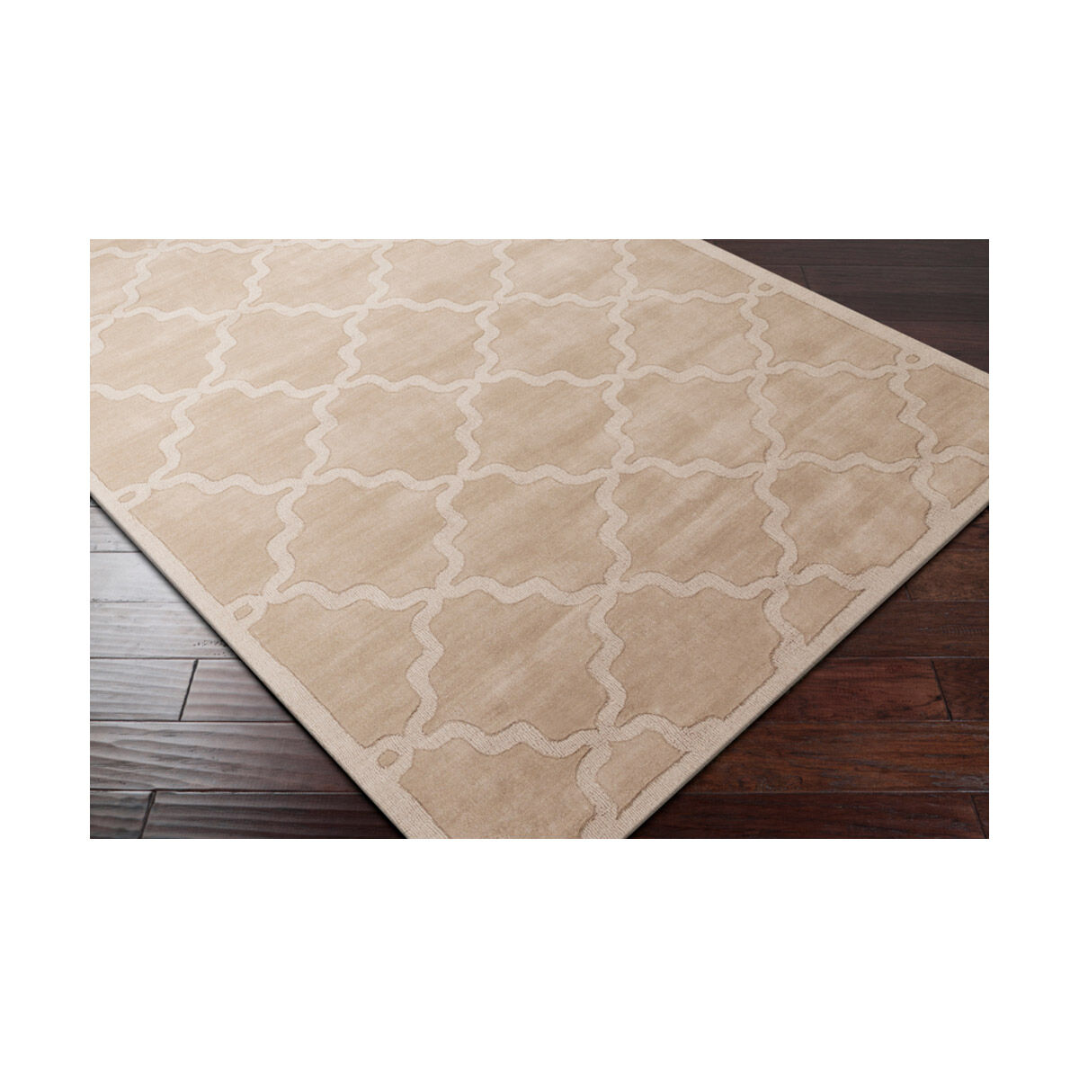 Central Park 60 X 36 inch Khaki Rugs, Rectangle