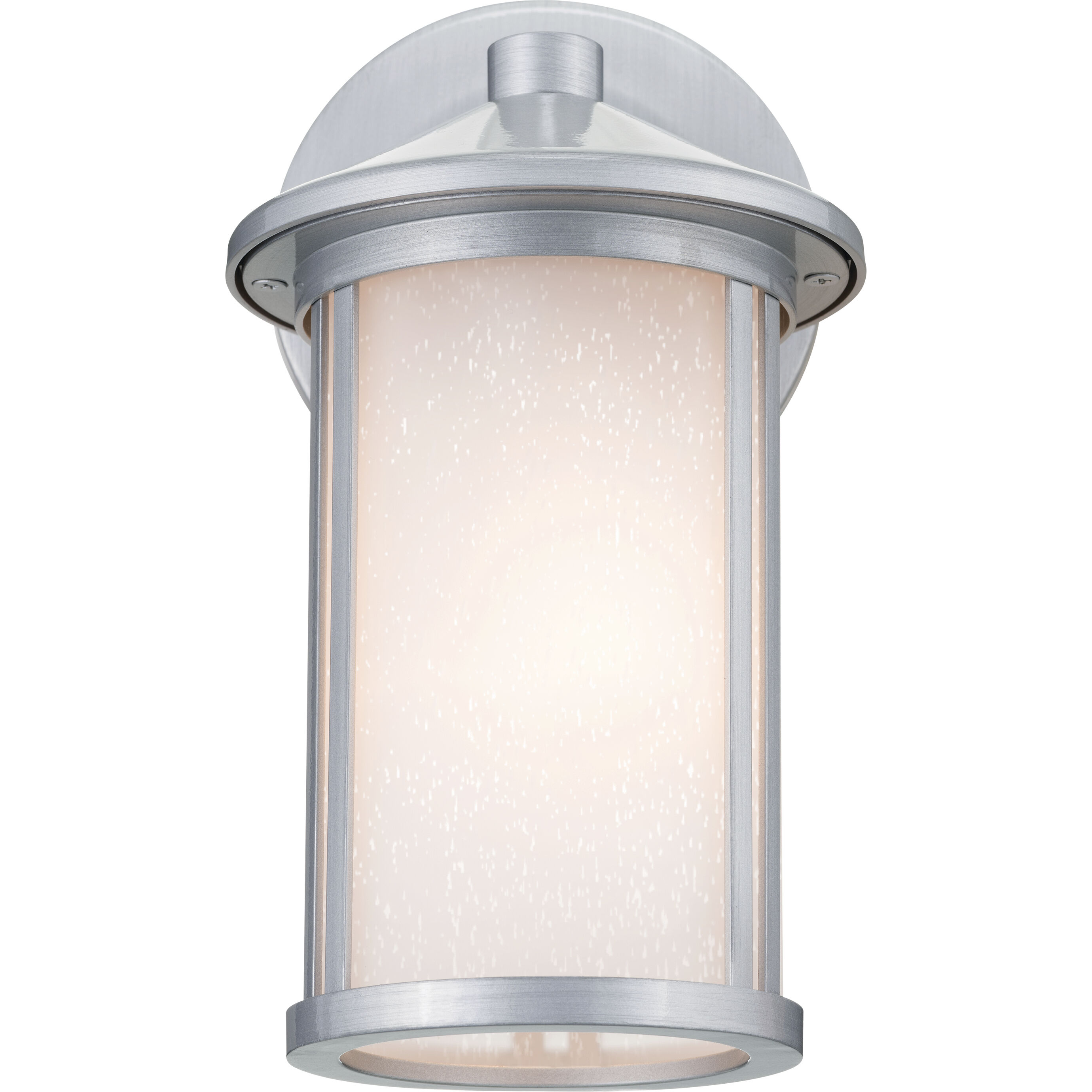 Lombard 1 Light 10.5 inch Brushed Aluminum Outdoor Wall Sconce, Small