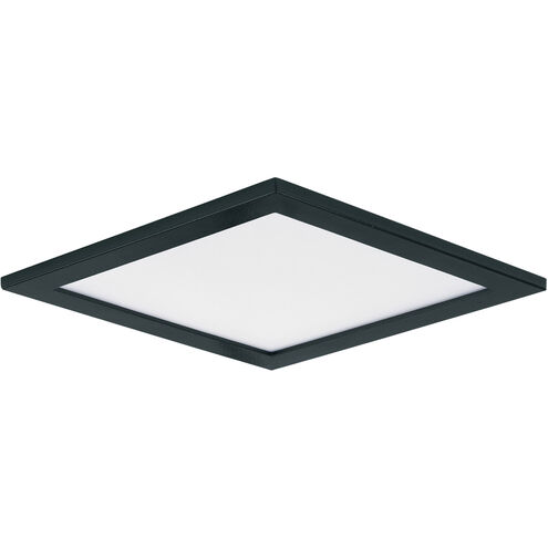 Wafer LED 7 inch Black Flush Mount Ceiling Light