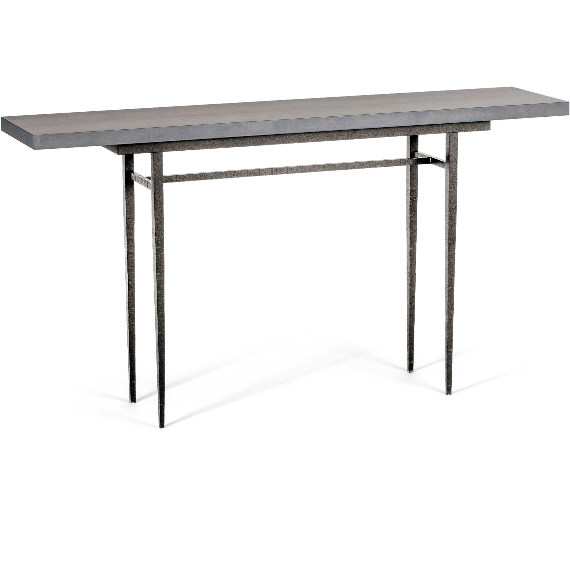 Wick 60 X 14 inch Natural Iron Console Table in Maple Grey